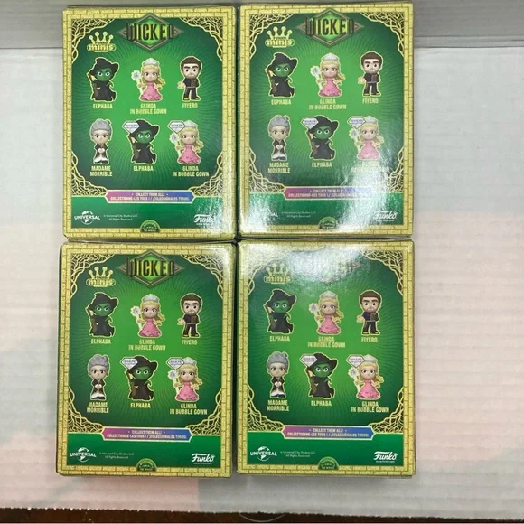 Funko Wicked Vinyl Figures Set - Glinda, Fiyero ,Madame ,Morrible - Picture 3 of 5